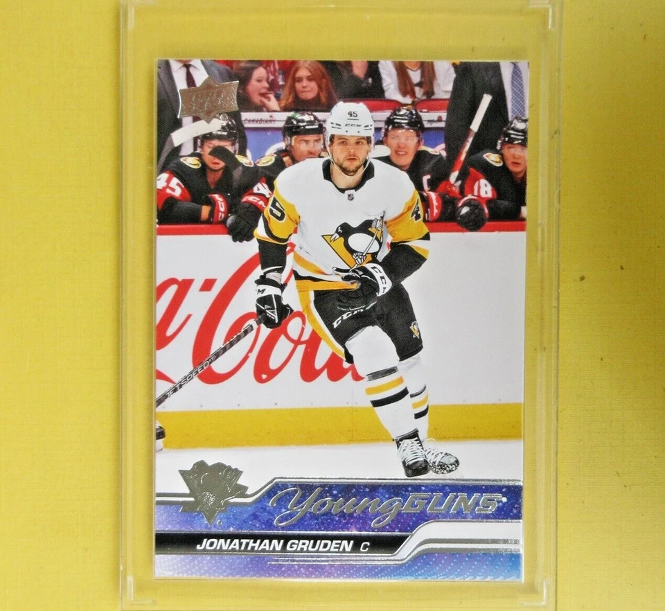 JONATHAN GRUDEN   2023-24  RC YOUNG GUNS  Upper Deck #205  Pittsburgh Penguins - Image 1 of 1