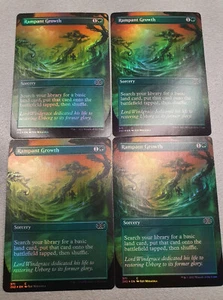 RAMPANT GROWTH EXT. *FOLIE* x 4 ENG - MTG DOUBLE MASTERS 2022 EXTRAS NEUWERTIG - Bild 1 von 1