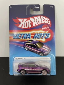 HOT WHEELS '88 HONDA CIVIC CRX ULTRA HOTS PÚRPURA TARGET EXCLUSIVO - Imagen 1 de 8