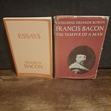 Francis Bacon Two Book Lot: Philosophy/biography 