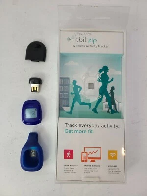 Fitbit ZIP FB301B Inalámbrico Rastreador de Actividad Clip Pulsera Azul BATERÍA NUEVA Foto 1 de 4