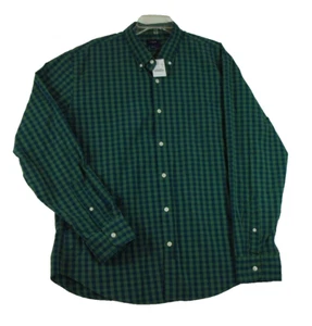 J Crew Plaid Shirt Button Down Men's XL Long Sleeve Cotton NWT - Picture 1 of 11