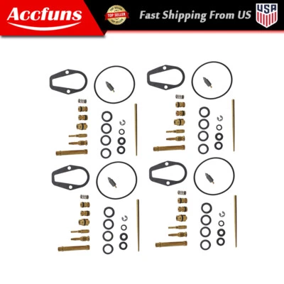 Kit de reparación de reconstrucción de carburador 4 X CB550 para Honda CB550F CB550K Foto 1 de 4