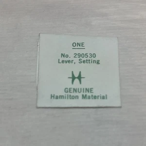Palanca de ajuste Hamilton # 290530 cal 721, 995, 995A, 997 - Imagen 1 de 2
