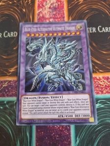Yu-Gi-Oh! Blue-Eyes Alternative Ultimate Dragon TN19-EN001 Prismatic Secret casi nuevo - Imagen 1 de 4