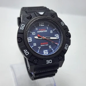 TIMEX Expedition Shock Indiglo TW4B01100 Datum schwarz TONE Quarz Herrenuhr - Bild 1 von 10