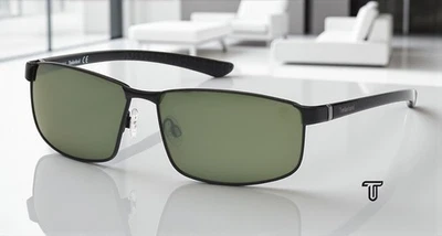 Gafas de sol Timberland TB9035 02R mate negro verde polarizadas metal 61 mm para hombre Foto 1 de 4