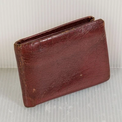 Vintage Swank Mens Brown Billfold Wallet, Genuine Buffalo Calf Leather - Image 1 of 4