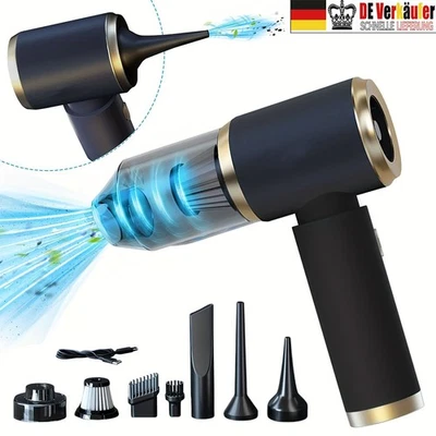 95000Pa Kabellos Mini Handstaubsauger 4in1 Nass & Trocken Akku Auto Büro Haus DE - Bild 1 von 4