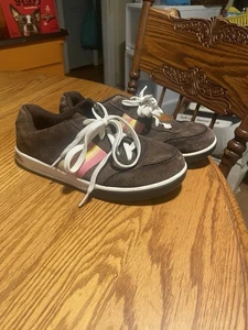 Polo Ralph Lauren Brown Suede Shoes Womens 7.5 - Picture 1 of 6