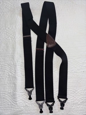 HoldUp Brand Suspenders Classic Series, 1.5 " Basic Black for snowboard or ski - Image 1 of 4