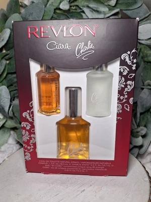 Nuevo conjunto de perfumes para mujer Charlie Charlie White Ciara vintage Revlon 3 piezas EDT nuevo en caja Foto 1 de 4