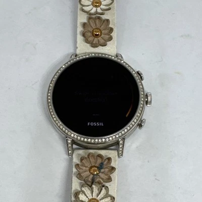 Fossil Gen 4 Authentic Digital Dial Smart Watch Custom Band FTW6013 - Image 1 of 4