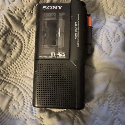 SONY M-425 Microcassette-Corder Voice Recorder  - FOR PARTS ONLY - Image 1 of 4