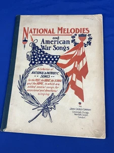 1903 National Melodies & American War Songs ~ 95 pgs, Patriotic Music Sheets - Picture 1 of 20