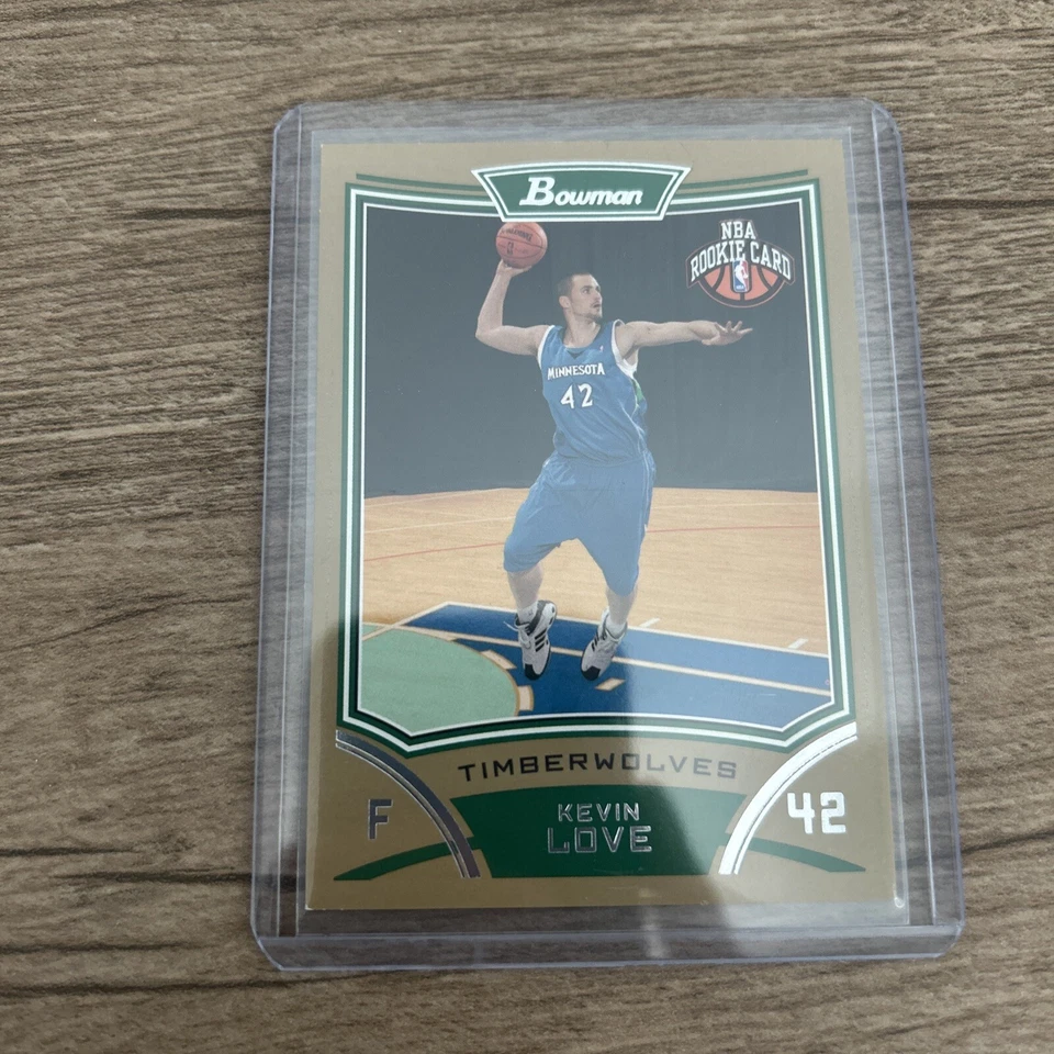 Kevin Love 2008-09 Bowman Gold #115 Rookie RC 32/50 - Image 1 of 2