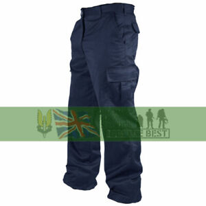 Mens Work Cargo Pocket Combat Workwear Black Navy Army Trousers Sizes 28" - 52"
