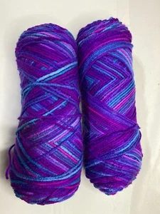 Southern Belle Mill End Yarn 8 oz. Grape Fizz/ purple   4 ply Acrylic - Picture 1 of 1
