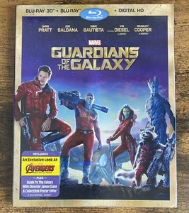 Guardians of the Galaxy Blu-ray 3D, Blu-ray, 2 Disc Set With Slipcover 2014 - Picture 1 of 6