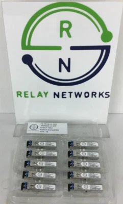 LOTE DE 10 TRANSCEPTORES FN-TRAN-LX-3RD Fortinet compatibles 1000B-LX 10KM Foto 1 de 4