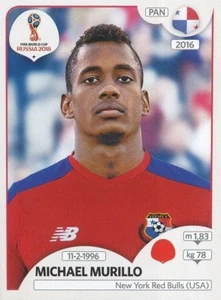 536 MICHAEL MURILLO PANAMA NEW YORK RED BUL STICKER WORLD CUP RUSSIA 2018 PANINI - Imagen 1 de 1