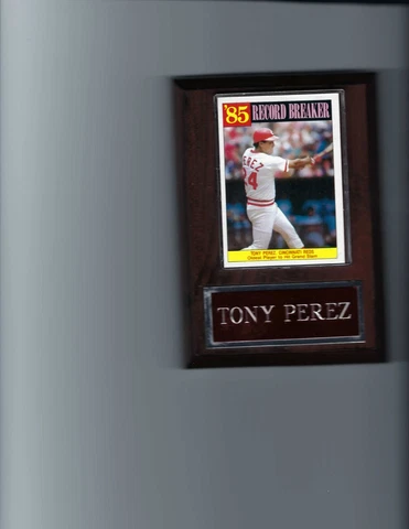 TONY PEREZ PLAQUE CINCINNATI REDS BASEBALL MLB   C Cover