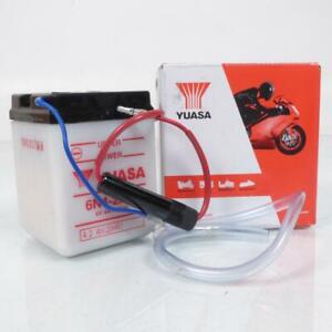 Batterie Yuasa pour Moto Yamaha 50 Chappy 1979 6N4-2A-4 / 6V 4Ah Neuf