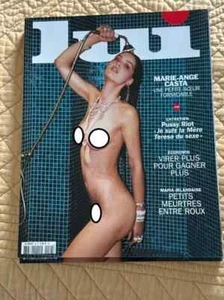 LUI FRENCH MAGAZINE MARIE ANGE CASTA FRENCH EDITION STORAGE BAG ACTRESS - Picture 1 of 2