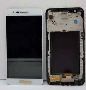 Repuesto pantalla tactil original con marco LG K10 2017 blanca envio gratis 24H - Imagen 1 de 1