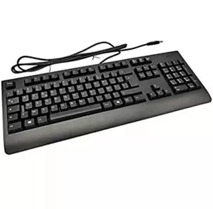 Lenovo KBBH21 Keyboard Black Wired USB 104 Keys New In Box - Picture 1 of 3
