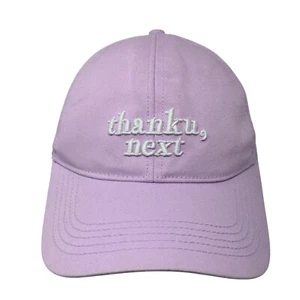 Thank U, Next Slideback Hat Purple OSFA Embroidered Ariana Grande H&M - Picture 1 of 12
