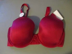 Sujetador B.TEMPT'D By Wacoal Future Foundation Contour 953281 Talla 34DDD Camiseta Roja - Imagen 1 de 9
