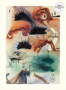 SALVADOR DALI Alice In Wonderland Canvas Print "The Lobster’s Quadrille" 18x26 - Picture 1 of 1