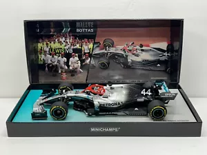 Mercedes W10 Lewis Hamilton #44 Monaco GP Winner GP Box Set 1/18 Minichamps - Picture 1 of 10