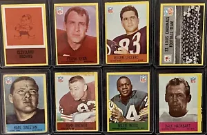 1967 Philadelphia Football 8 Card Lot - Picture 1 of 2