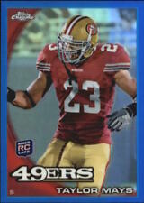 2010 Topps Chrome Blue Refractors 49ers Football Card #C31 Taylor Mays /199