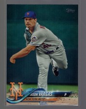 2018 Topps Series 2 Rainbow Foil #530 Jason Vargas - New York Mets