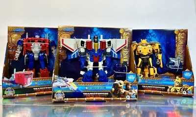 Transformers Rise of the Beasts - Optimus Prime, Starscream, & Bumblebee 3-Pack! - Image 1 of 4