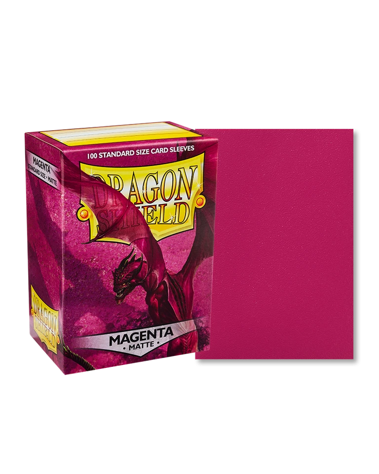 Protector de cubierta Dragon Shields 100CT tamaño estándar mangas mate Foto 1 de 1