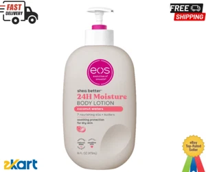 Body Lotion, EOS Shea Better - Coconut Waters, 24-Hour Moisture Skin 16oz - Picture 1 of 5