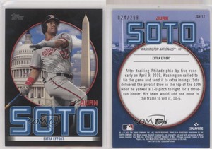 2021 Topps Target Juan Soto Highlights Black /299 Juan Soto #JSH-12