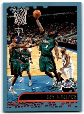 2001-02 Topps Ben Wallace Basketball Cards #73 - Image 1 of 2