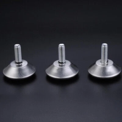 4 Furniture Legs Chrome Feet Glides Castors For Divan Bed Base Sofa Chair Stool