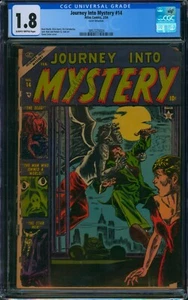 JOURNEY Into MYSTERY #14 (1954) ⭐ CGC 1.8 ⭐ ATLAS PRE HERO HORROR Comic - Picture 1 of 3