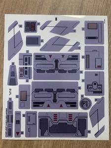 Resistance Troop Transporter Sticker Sheet for Set 75140 - Picture 1 of 2