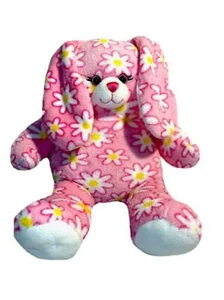 Build A Bear Workshop BABW Rabbit Pink With Daisy Flowers Plush Easter Bunny - Picture 1 of 2