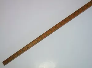 Square Yard Stick First State Bank of Middlebury Indiana 75. Jahr 1985 36 Zoll - Bild 1 von 6