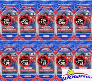 (10) 2021/22 Panini PRIZM Basketball EXCLUSIVE Sealed Jumbo Fat CELLO Pack! - Bild 1 von 2
