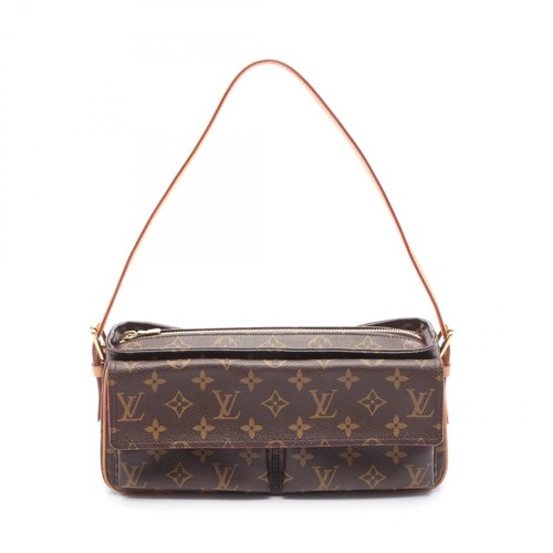 LOUIS VUITTON（LV） Borsa a tracolla Louis Vuitton Vivacite MM M51164 monogramma tela pelle marrone usata