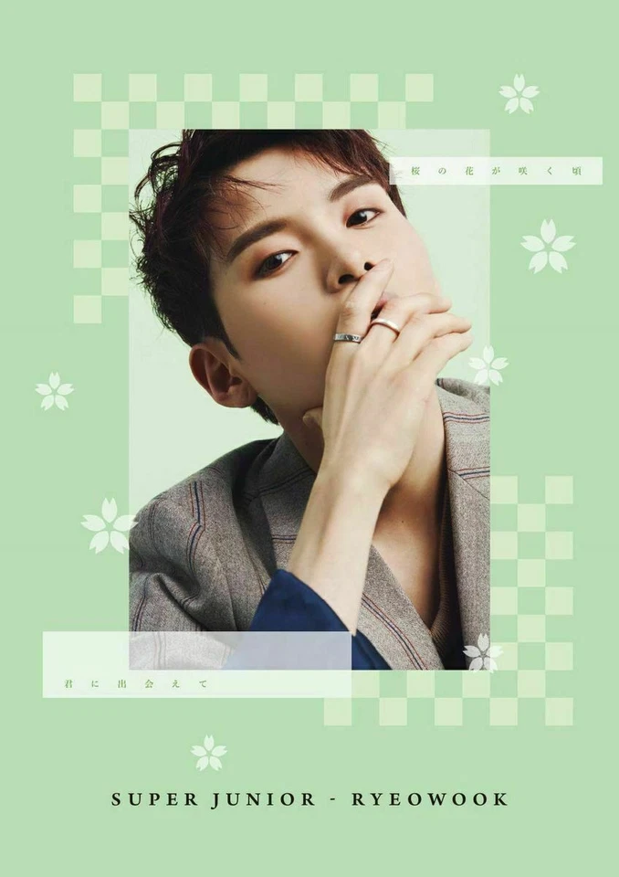 SUPER JUNIOR-RYEOWOOK SAKURA NO HANA GA SAKUKORO CD+PHOTOBOOK JAPAN Tracking - Imagem 1 de 1